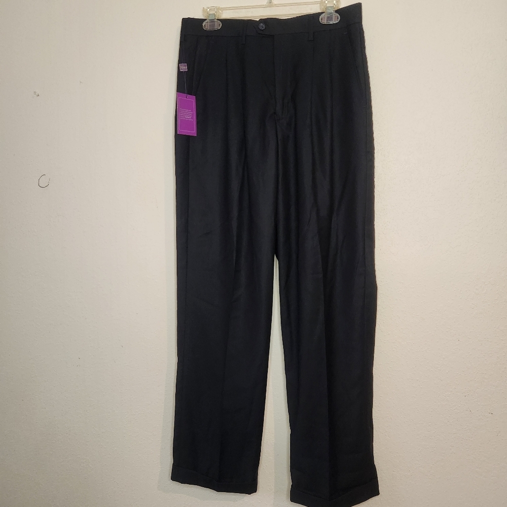 Vinci Navy Blue Men's Dress Pants 32W